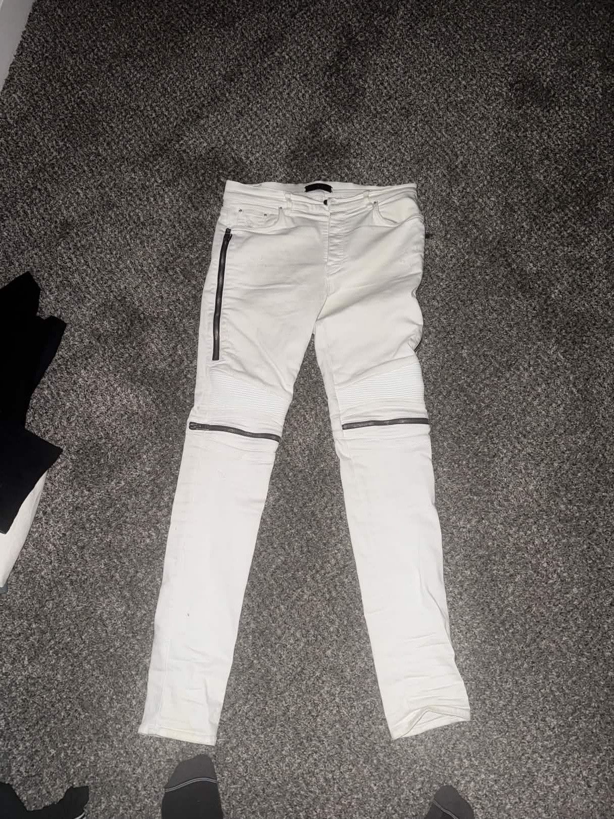 Amiri Amiri White MX2 Size US 36 / EU 52 - 1 Thumbnail