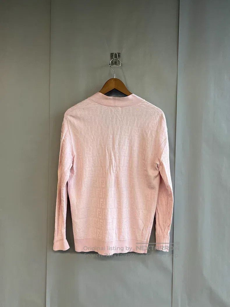 Fendi Fendi Pink Logo Letter Open Cardigan Size XS / US 0-2 / IT 36-38 - 2 Thumbnail