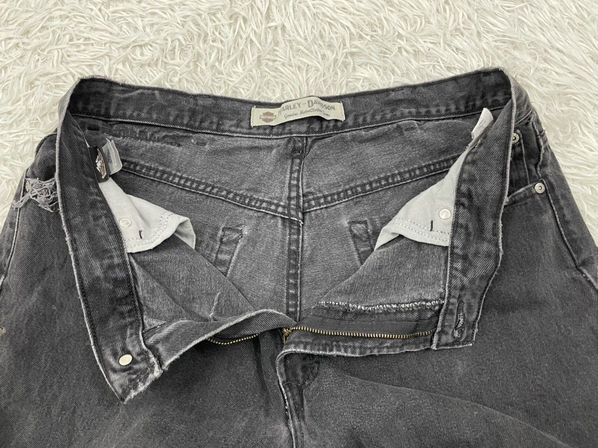 Harley Davidson Harley Davidson Denim Relaxed Leg Pants Size US 37 - 12 Thumbnail