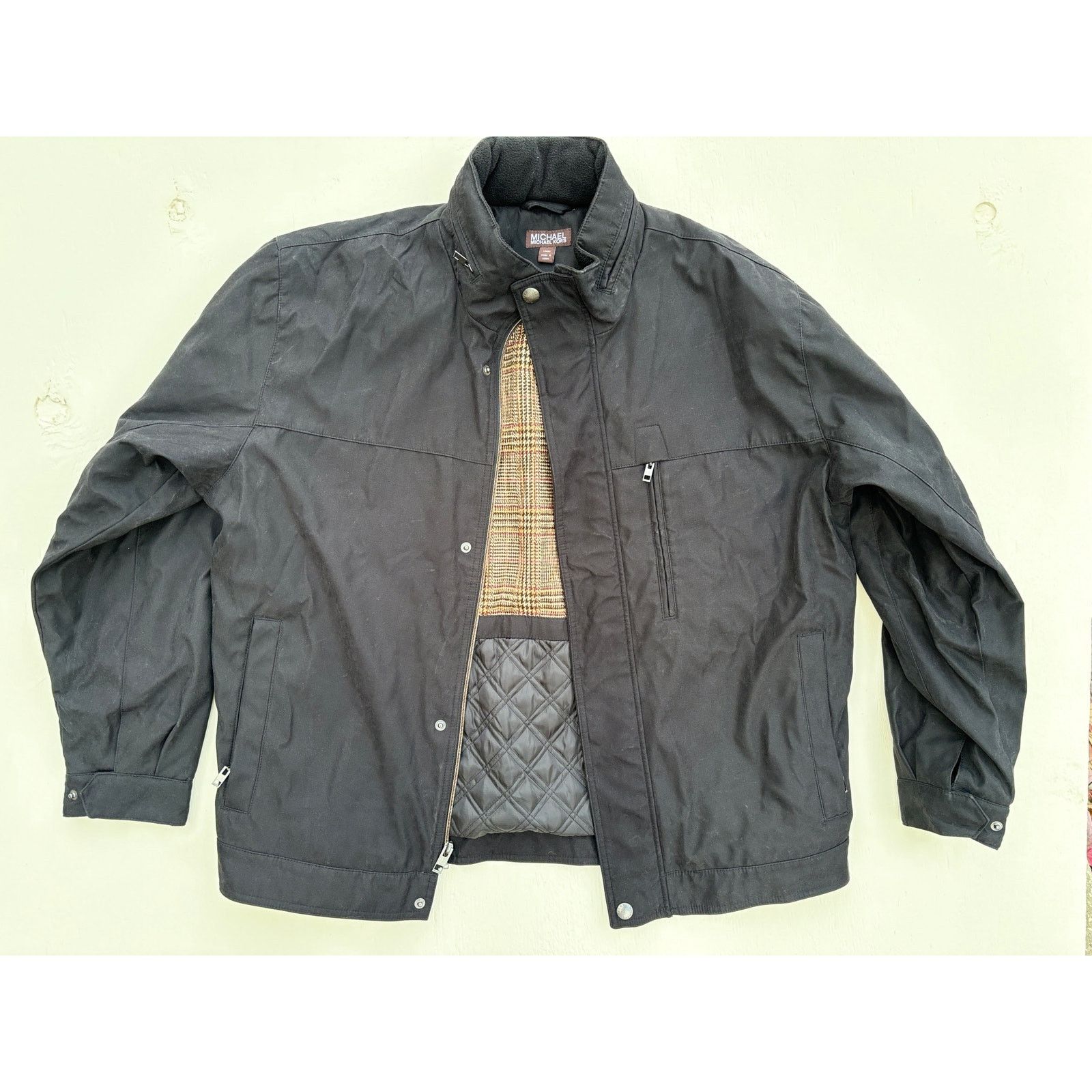 Michael Kors "Micheal Khors jacket mens medium black soft shelljacket" Size US M / EU 48-50 / 2 - 1 Thumbnail