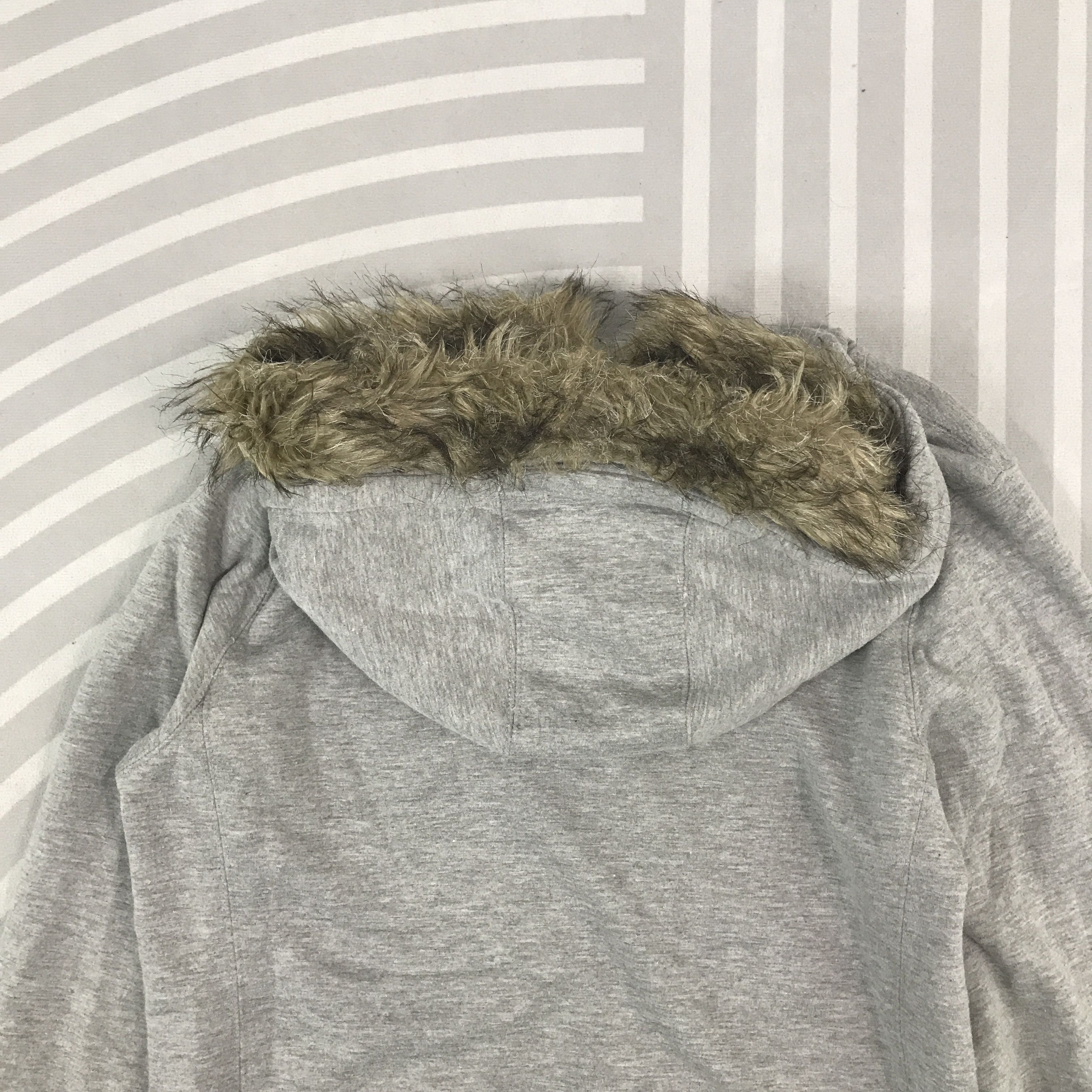 Japanese Brand × Vintage Vintage Japanese Brand style Fur hoodie Jacket Size US XL / EU 56 / 4 - 4 Thumbnail