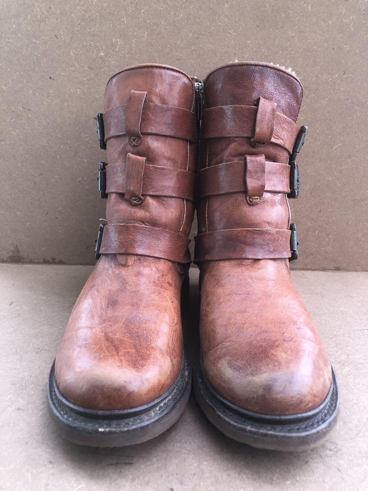 Frye Frye Brown Leather Winter Boots Size 7.5 B Size US 7.5 / IT 37.5 - 4 Thumbnail