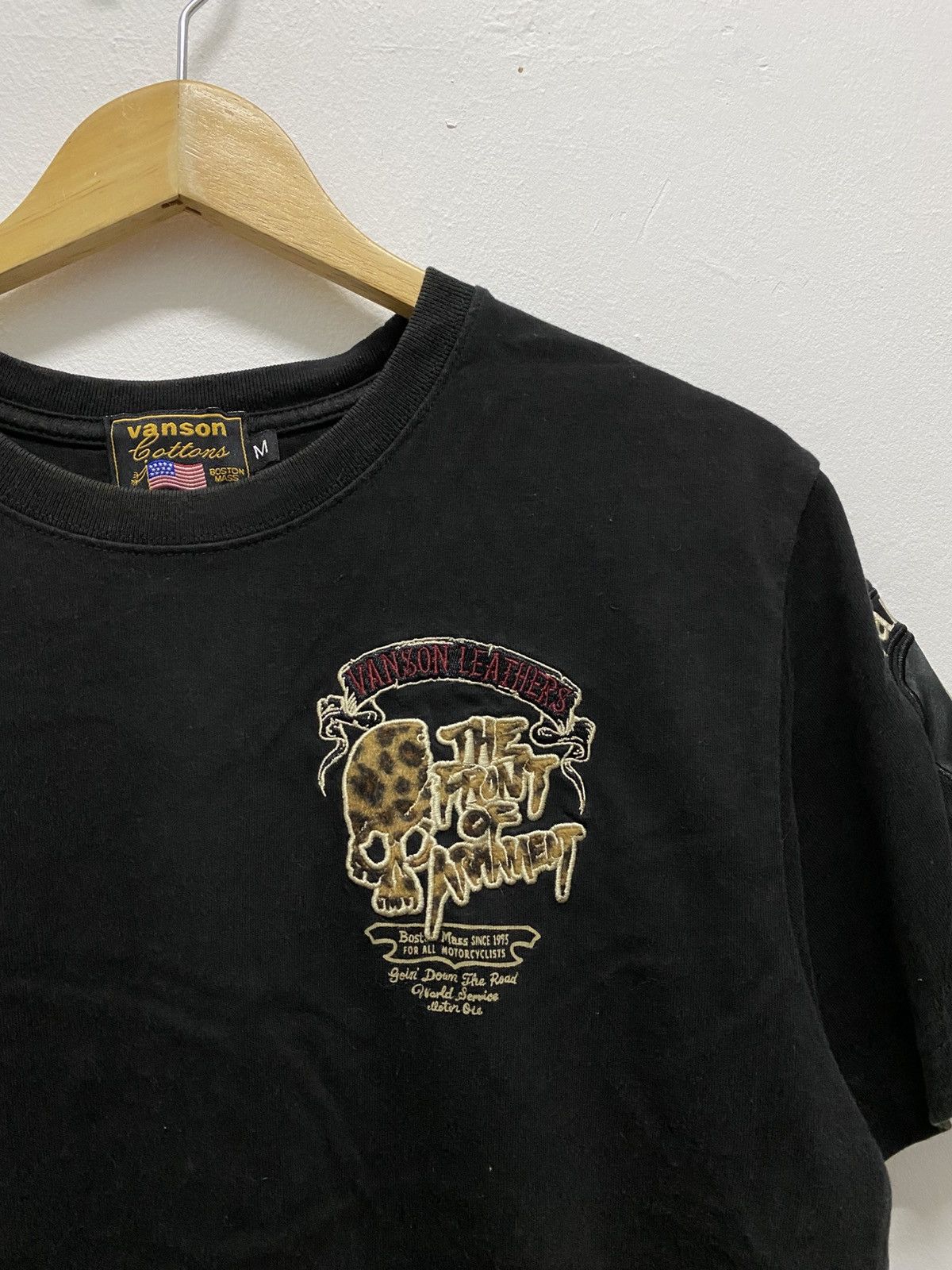 Vanson Leathers Vanson Leather x T.F.O.A Skull Motocycle Shirt Size US M / EU 48-50 / 2 - 6 Thumbnail