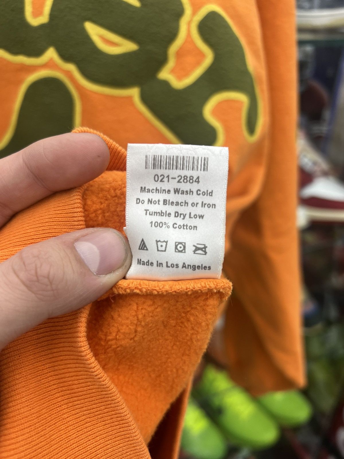 Sp5der Sp5der worldwide beluga hoodie orange - size medium Size US M / EU 48-50 / 2 - 6 Thumbnail