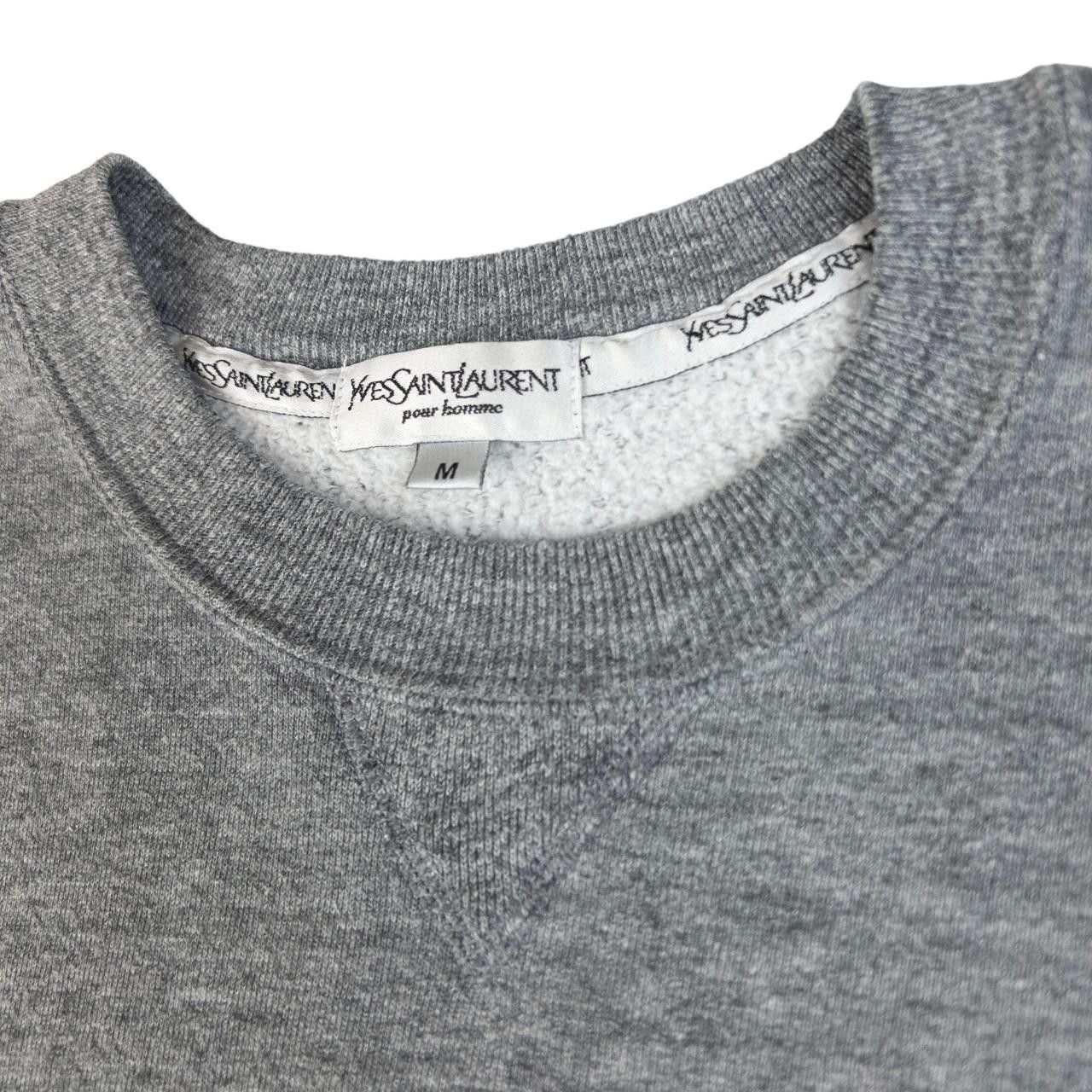 Yves Saint Laurent YSL Yves Saint Laurent Paris Embroidered Sweatshirt Size M Size US M / EU 48-50 / 2 - 5 Thumbnail