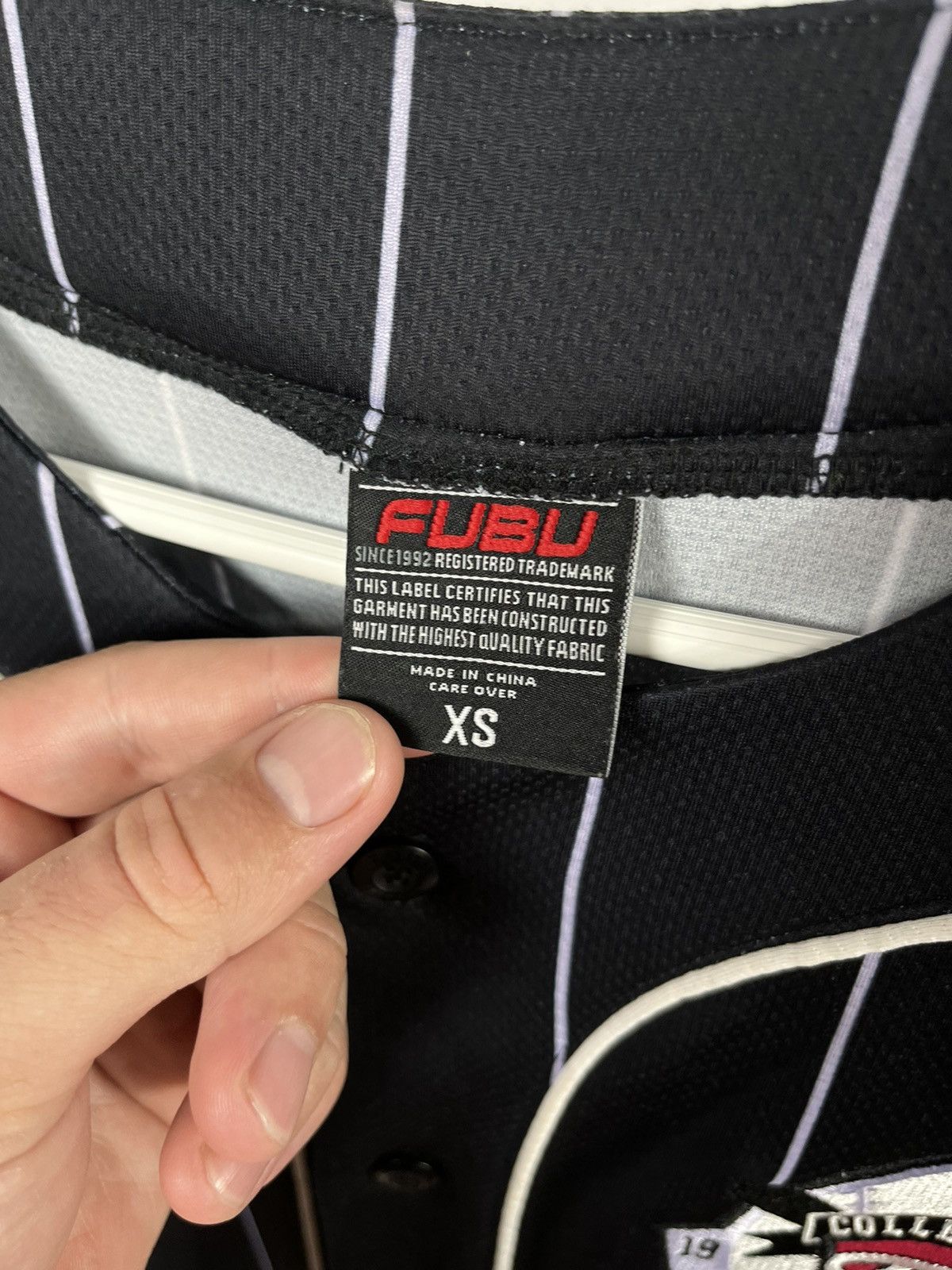 Fubu × Japanese Brand × Rap Tees Vintage Fubu Jersey T Shirt Eminem Wu Tang Hip Hoop Size US XS / EU 42 / 0 - 4 Thumbnail