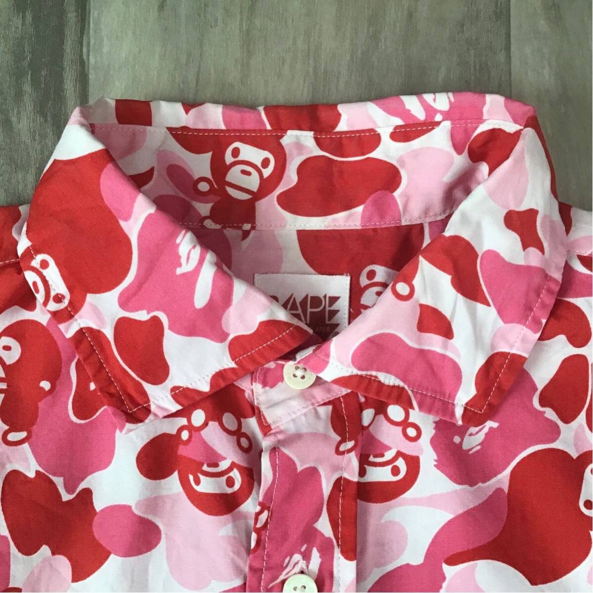 Bape × Nigo BAPE Milo ABC camo pink long sleeve shirt a bathing ape NIGO Size US M / EU 48-50 / 2 - 3 Thumbnail