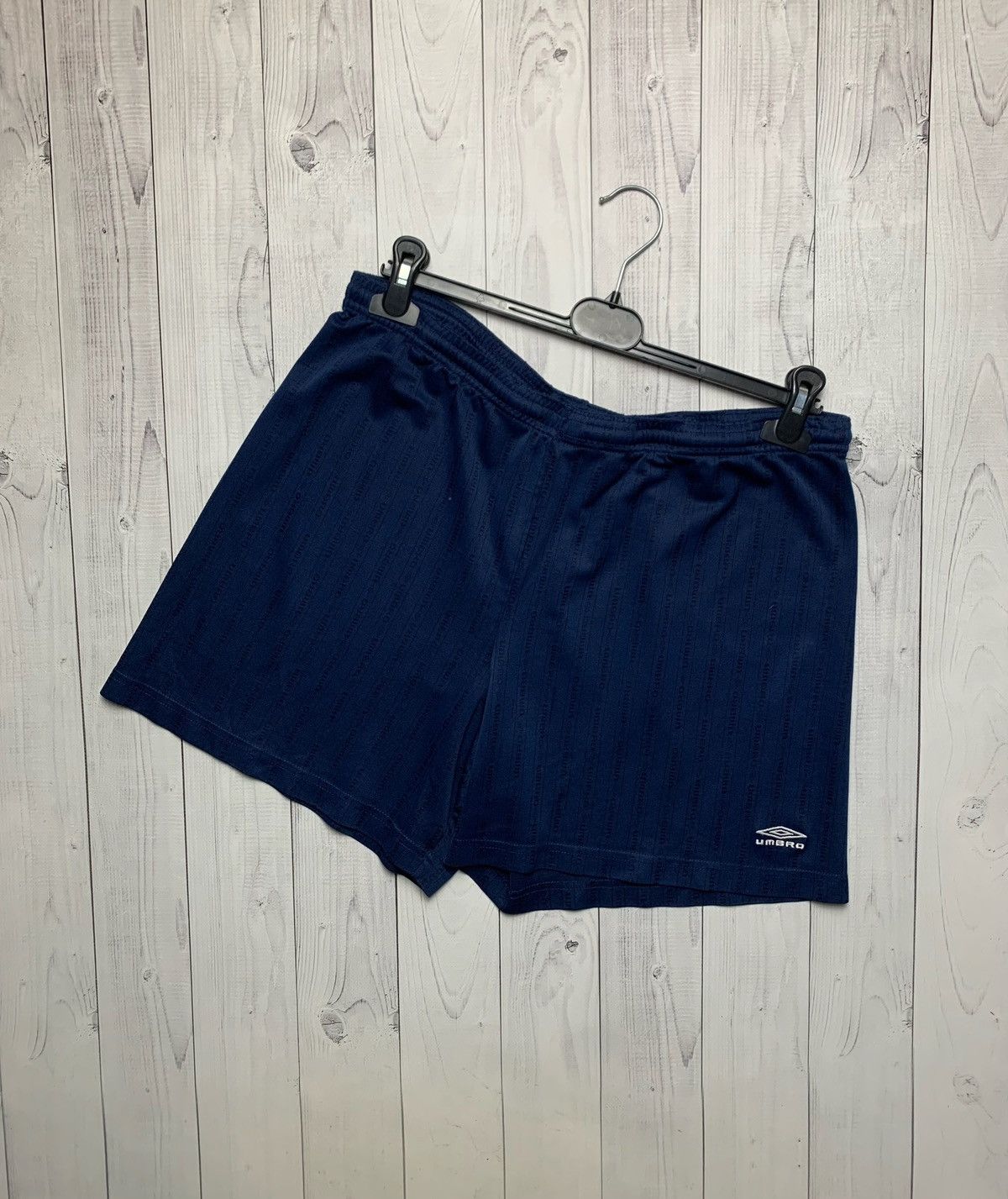 Umbro × Vintage Vintage Umbro monogram soccer shorts navy size XL Size US 36 / EU 52 - 1 Thumbnail