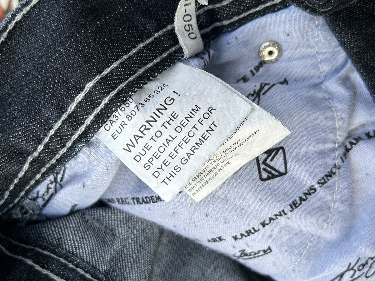 Karl Kani Vintage Karl Kani Big Embroidered Logo Denim Jeans 32 Size US 32 / EU 48 - 12 Thumbnail