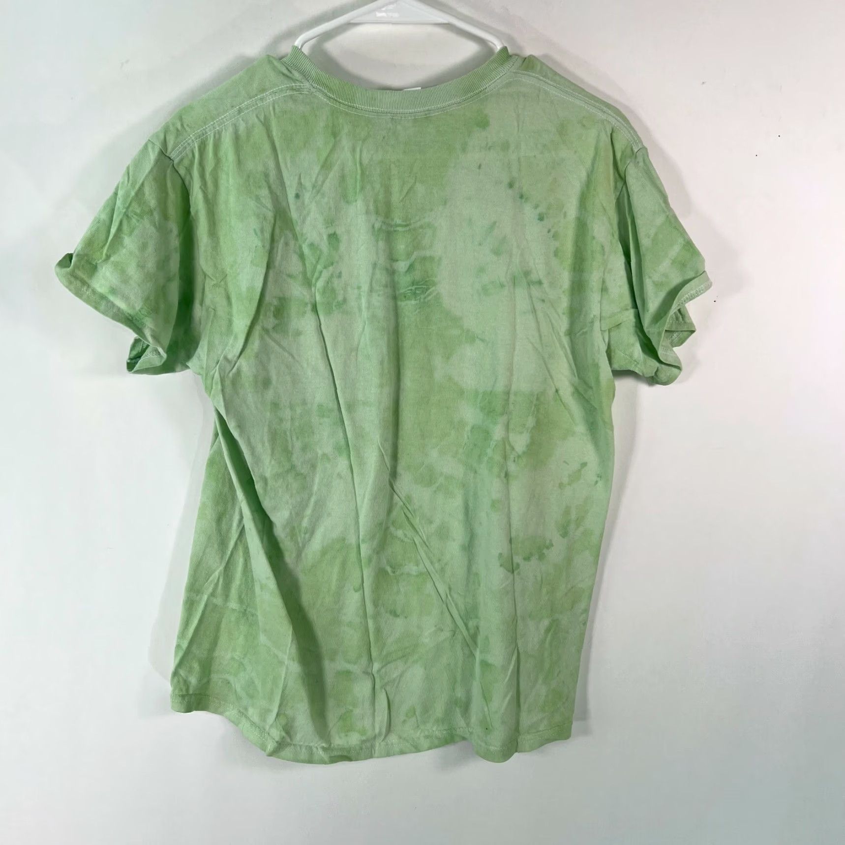 Gildan GILDAN T-Shirt Mens Green Apple Run Tie Dye Heavy Cotton Size Medium Crew Neck Short Sleeve Logo Size US M / EU 48-50 / 2 - 2 Thumbnail