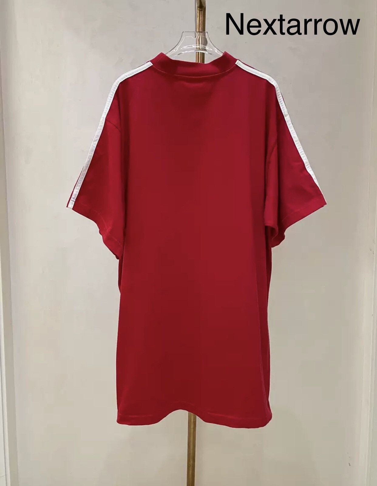 Balenciaga BALENCIAGA x ADIDAS Balenciaga Red Clover Short Sleeve Size S / US 4 / IT 40 - 2 Thumbnail