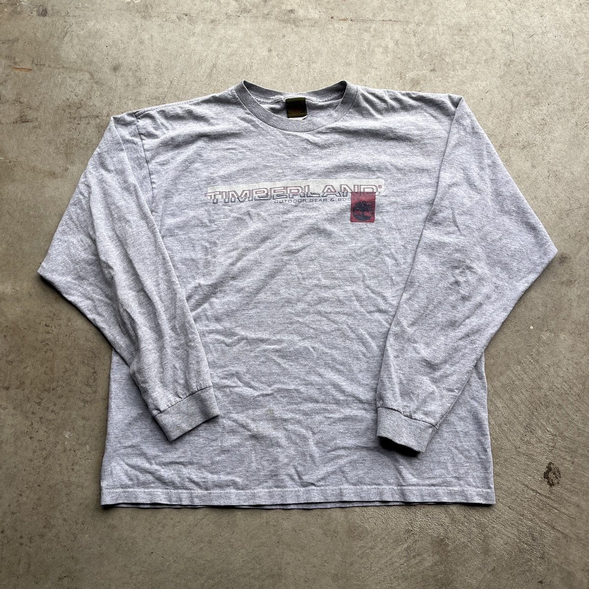 Timberland Vintage Made In USA Timberland Gray Long Sleeve Shirt Size US XL / EU 56 / 4 - 1 Thumbnail