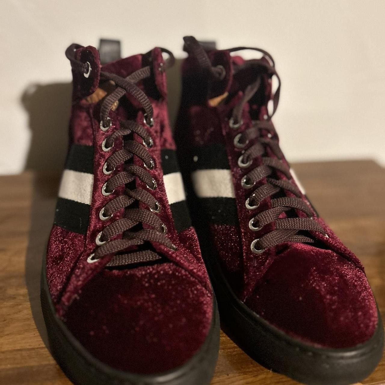 Bally Rare Bally Hedern Velvet High Top Sneakers Size US 8 / EU 41 - 4 Thumbnail