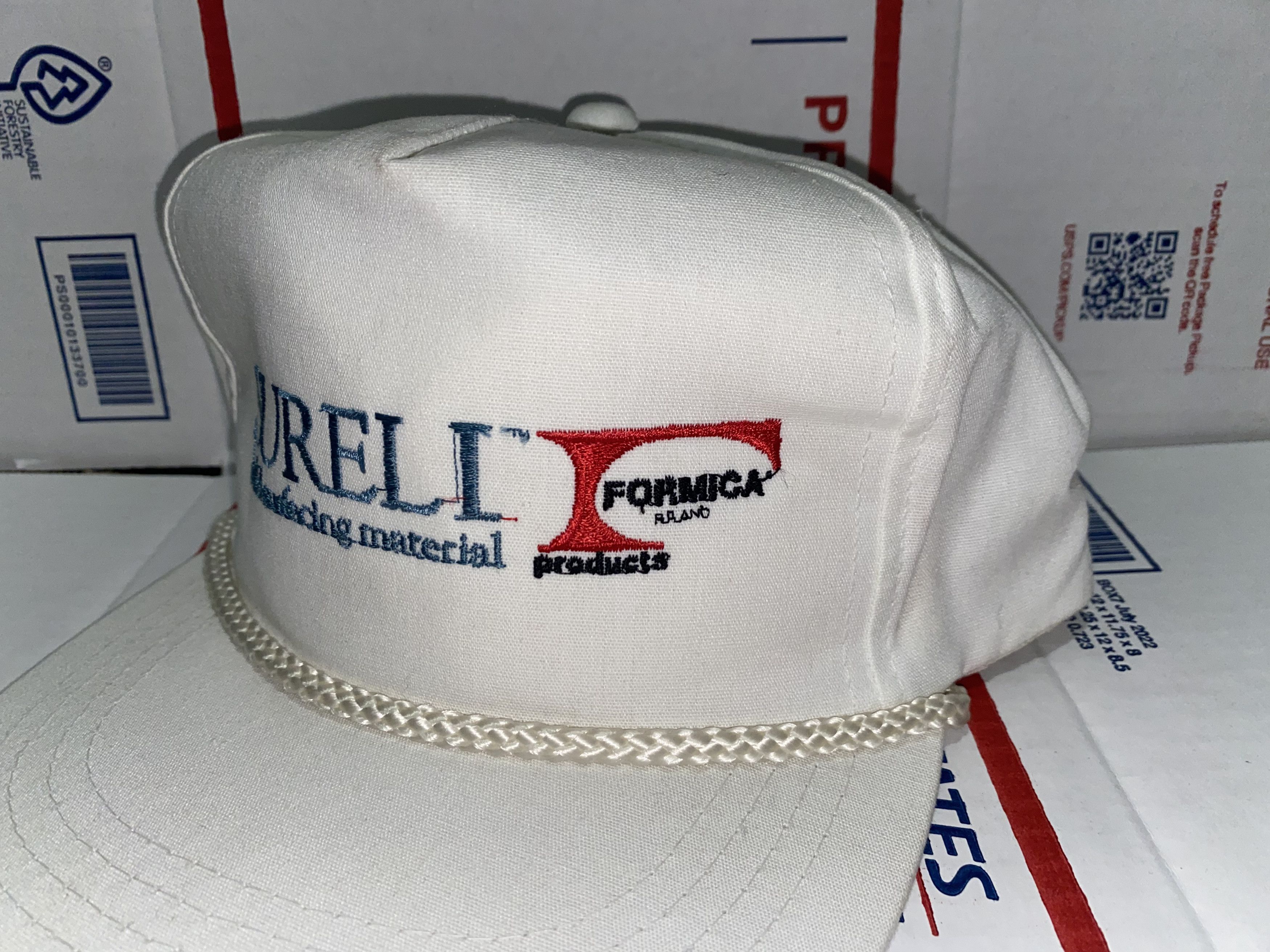 Vintage Yupoong Snapback Hat Cap SURELL Material FORMICA vtg Co. inc Size ONE SIZE - 2 Thumbnail