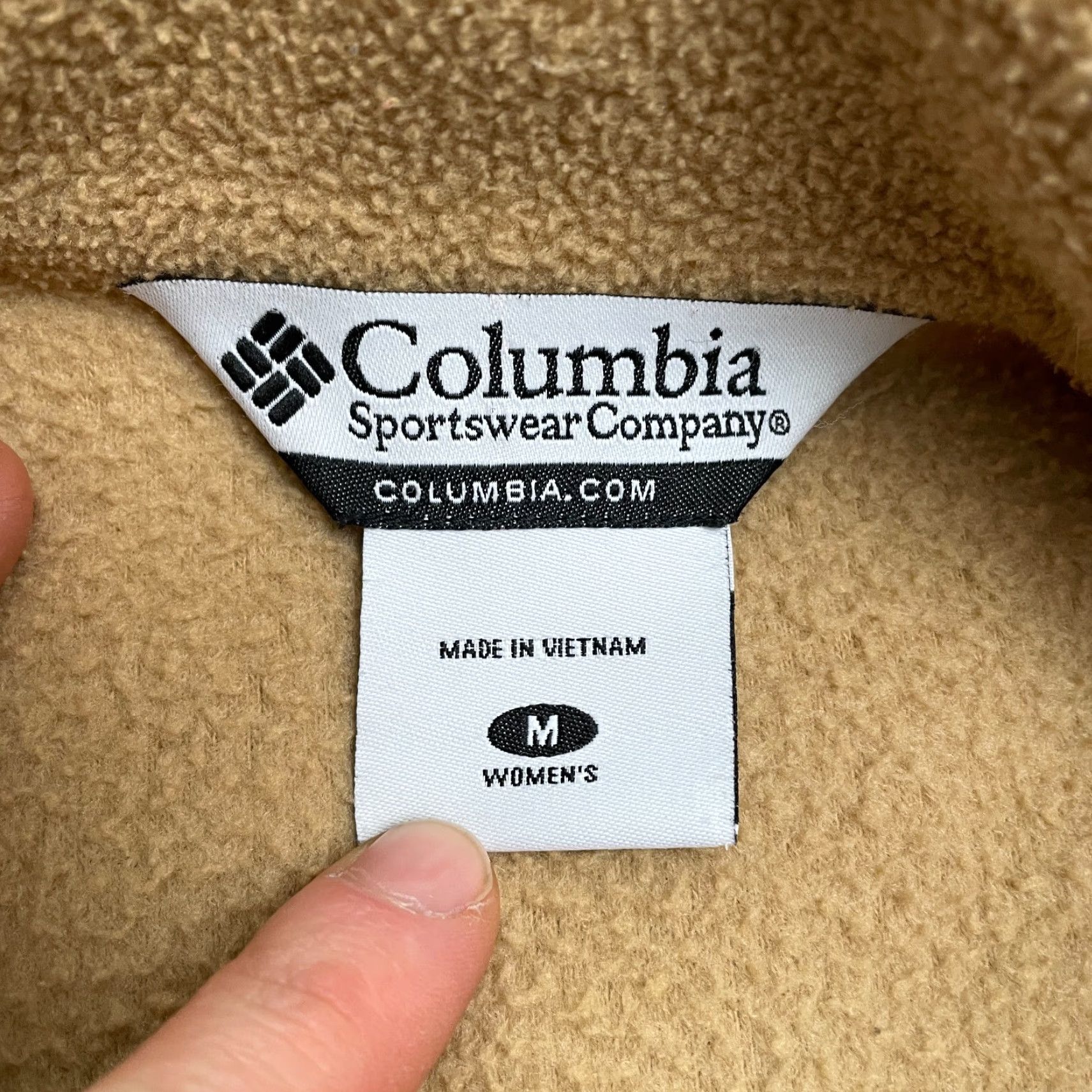 Vintage Columbia Benton Springs Fleece Jacket Womens Medium Brown Full Zip Outdoor Hike Size M / US 6-8 / IT 42-44 - 6 Thumbnail