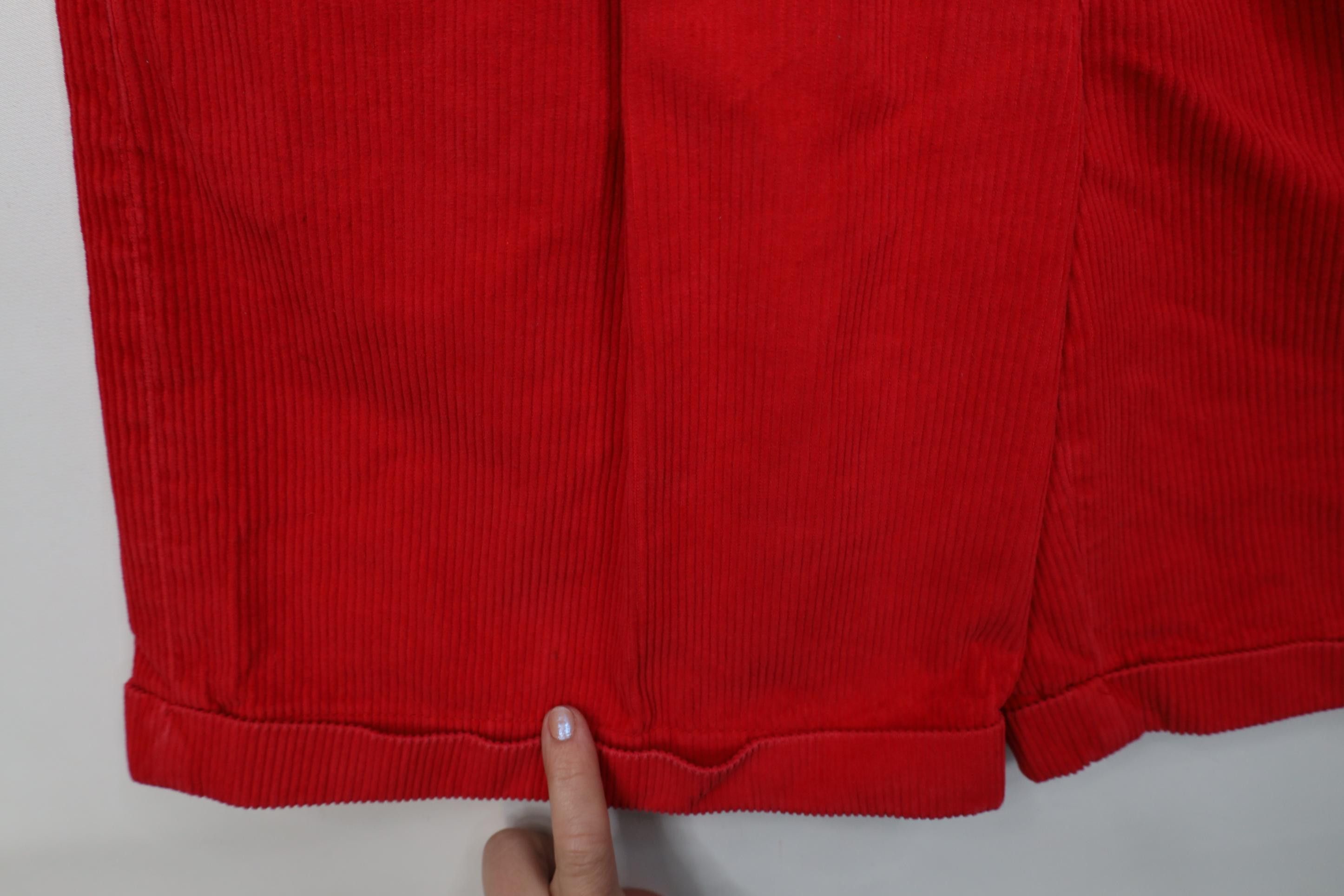 Vintage Vintage 90s Streetwear Buckle Gurkha Safari Corduroy Shorts Size 32" / US 10 / IT 46 - 5 Thumbnail