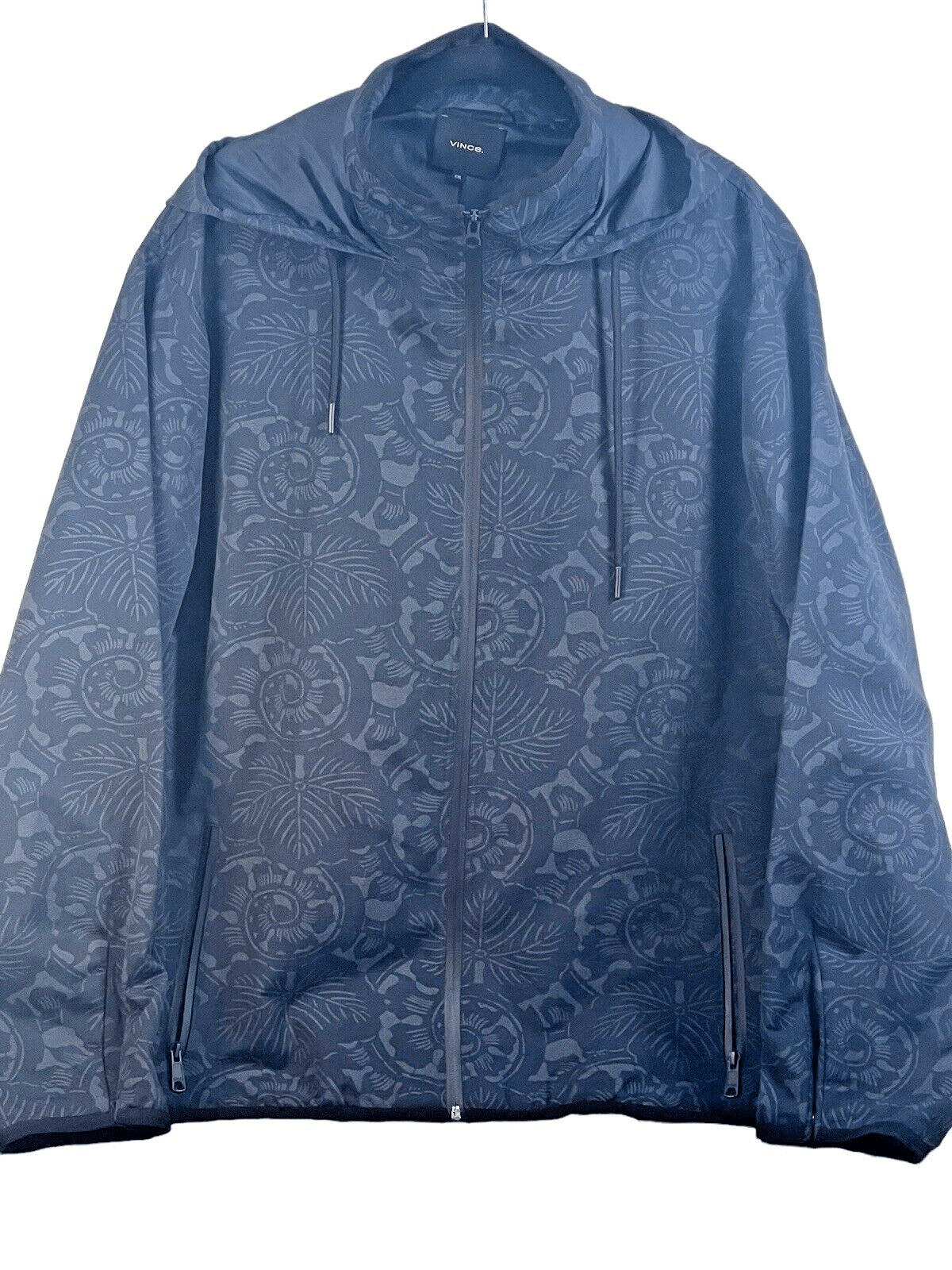 Vince hooded activewear zip jacket coastal blue men 2XX Size US XXL / EU 58 / 5 - 1 Thumbnail