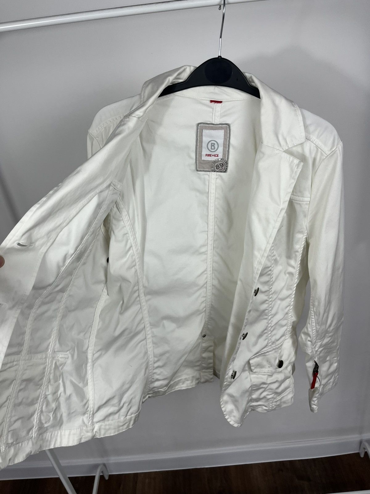 Bogner Fire Ice Womens White Blazer Jacket Lightweight Casual Size S / US 4 / IT 40 - 13 Thumbnail