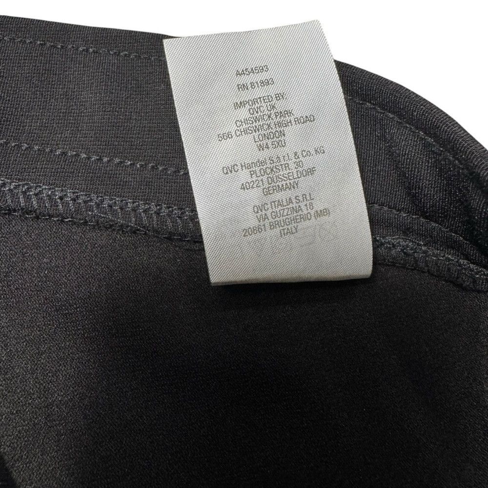 Other New Susan Graver Milano Knit Pull-On Slim Leg Ankle Black P Size 42" / US 20 - 6 Thumbnail