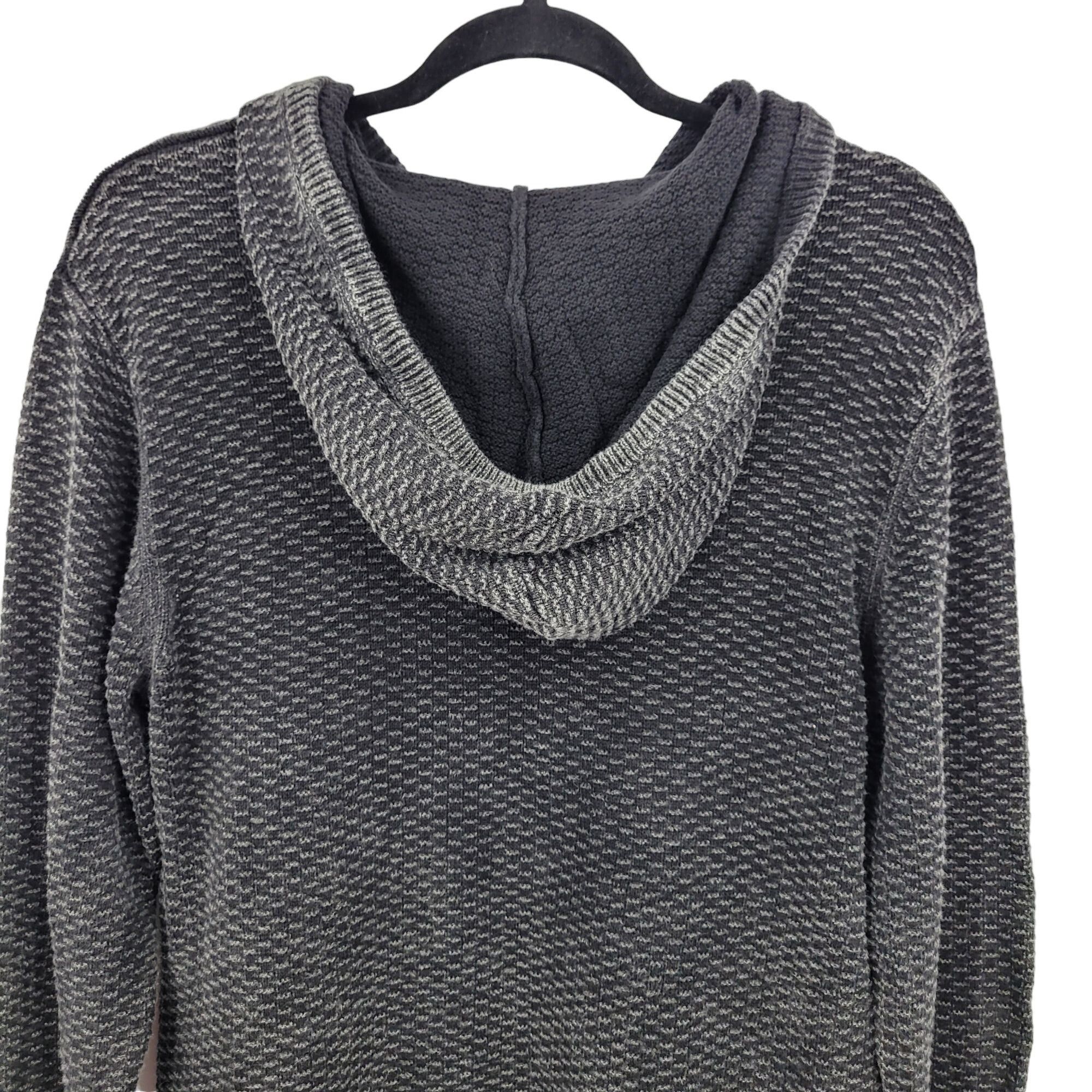 Modern Amusement Modern Amusement Grey Knit Pullover Hoodie M Textured Grunge Size US M / EU 48-50 / 2 - 9 Thumbnail