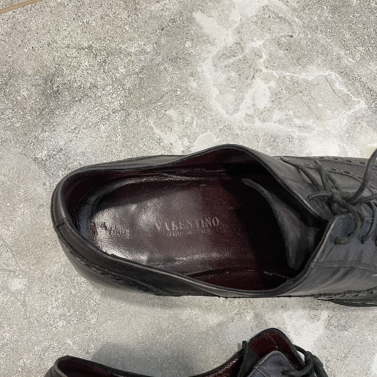 Valentino Valentino classic leather oxford shoes formal western loafer Size US 10 / EU 43 - 3 Thumbnail