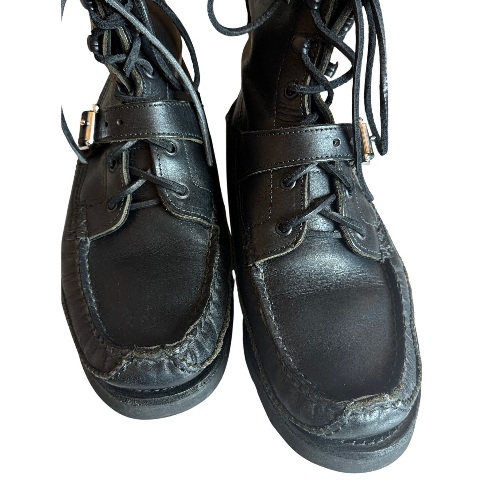 Yuketen YUKETEN Maine Guide DB Truffle Black Boots Black Size US 11 / EU 44 - 3 Thumbnail