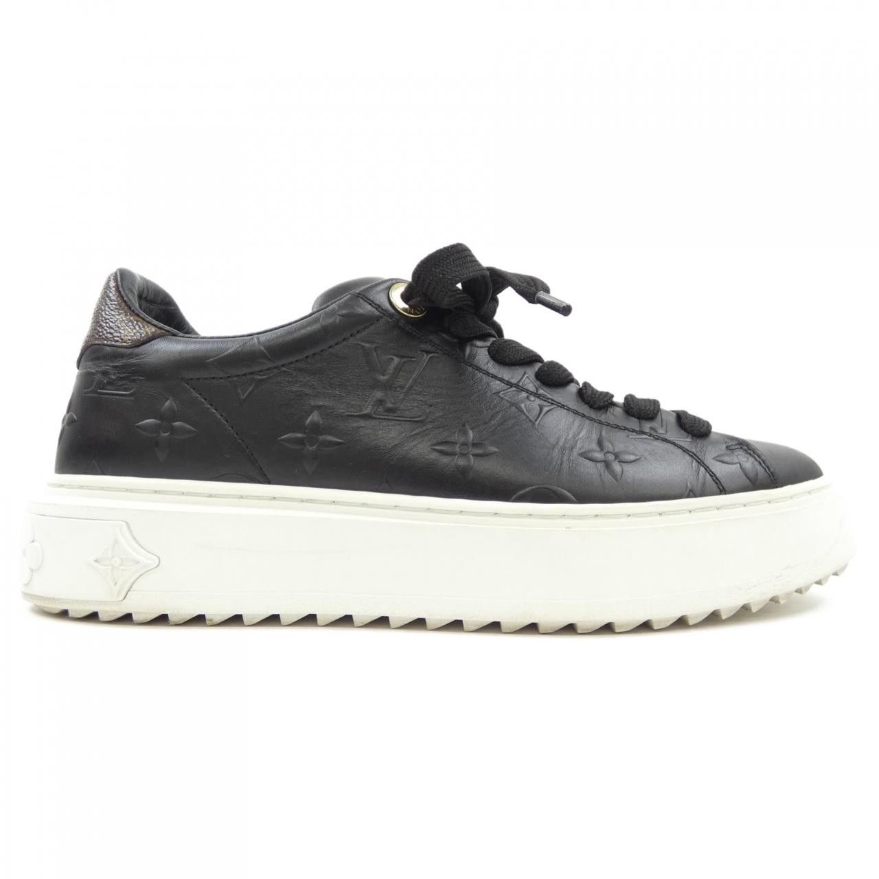 Louis Vuitton Louis Vuitton Time Out Line Sneakers Leather Shoes DUTY FREE for USA
