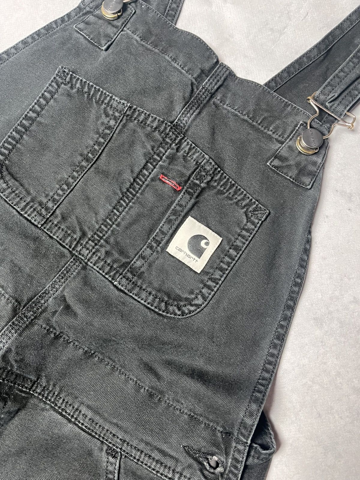 Carhartt VARY RARE Carhartt WIP Bib Overall Black Jeans Women’s S Size 27" / US 4 / IT 40 - 2 Thumbnail