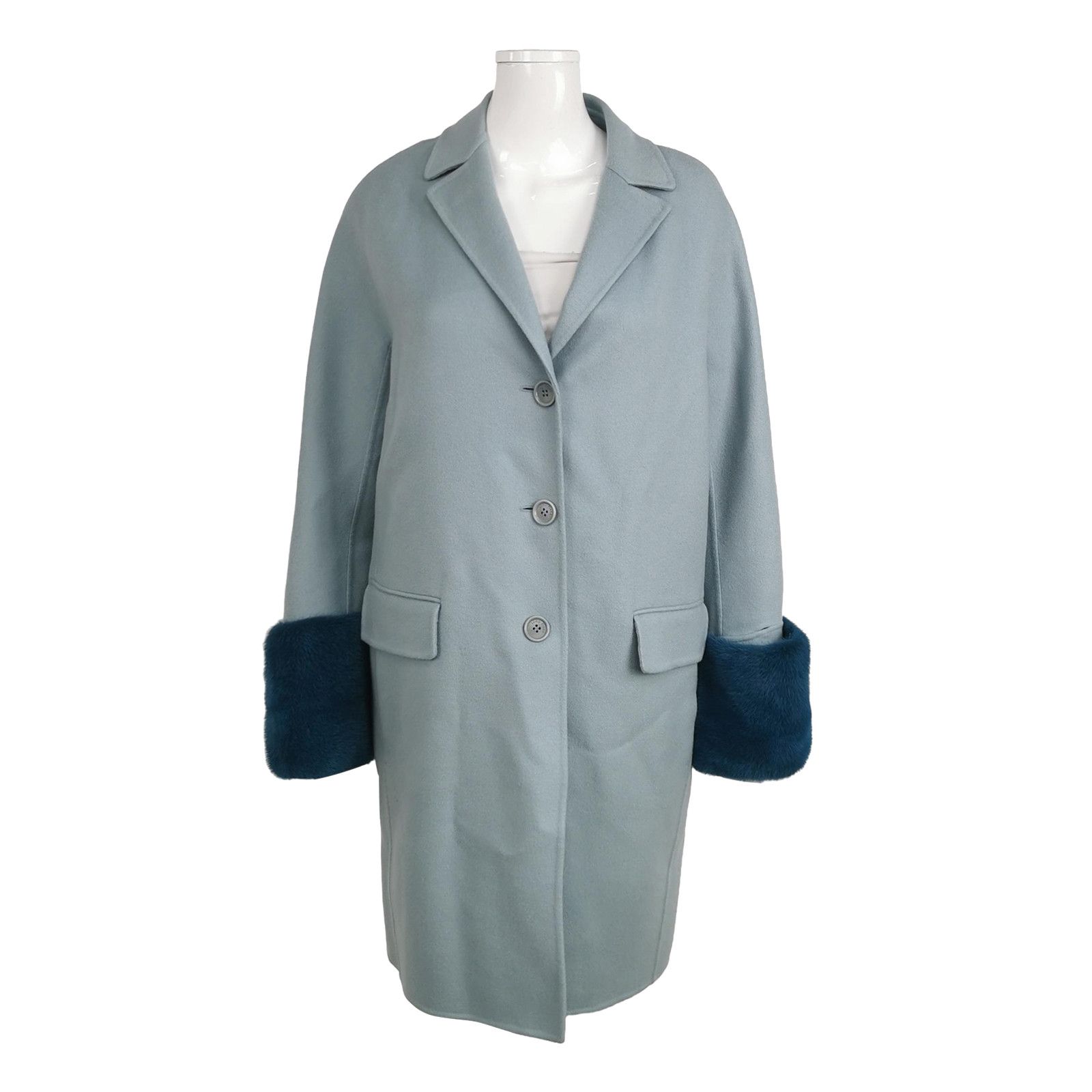 Loro Piana Loro Piana Cashmere Mink Fur Cuff Coat Size 40 Size S / US 4 / IT 40 - 1 Thumbnail