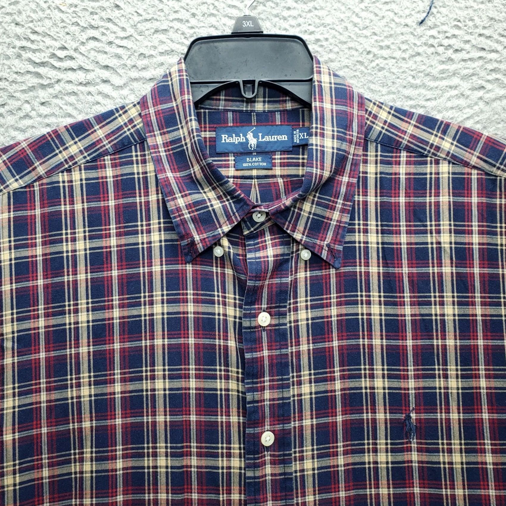 Ralph Lauren Ralph Lauren Blake Shirt Mens XL Multi Plaid Regular Button-Down Shirt Size US XL / EU 56 / 4 - 7 Thumbnail
