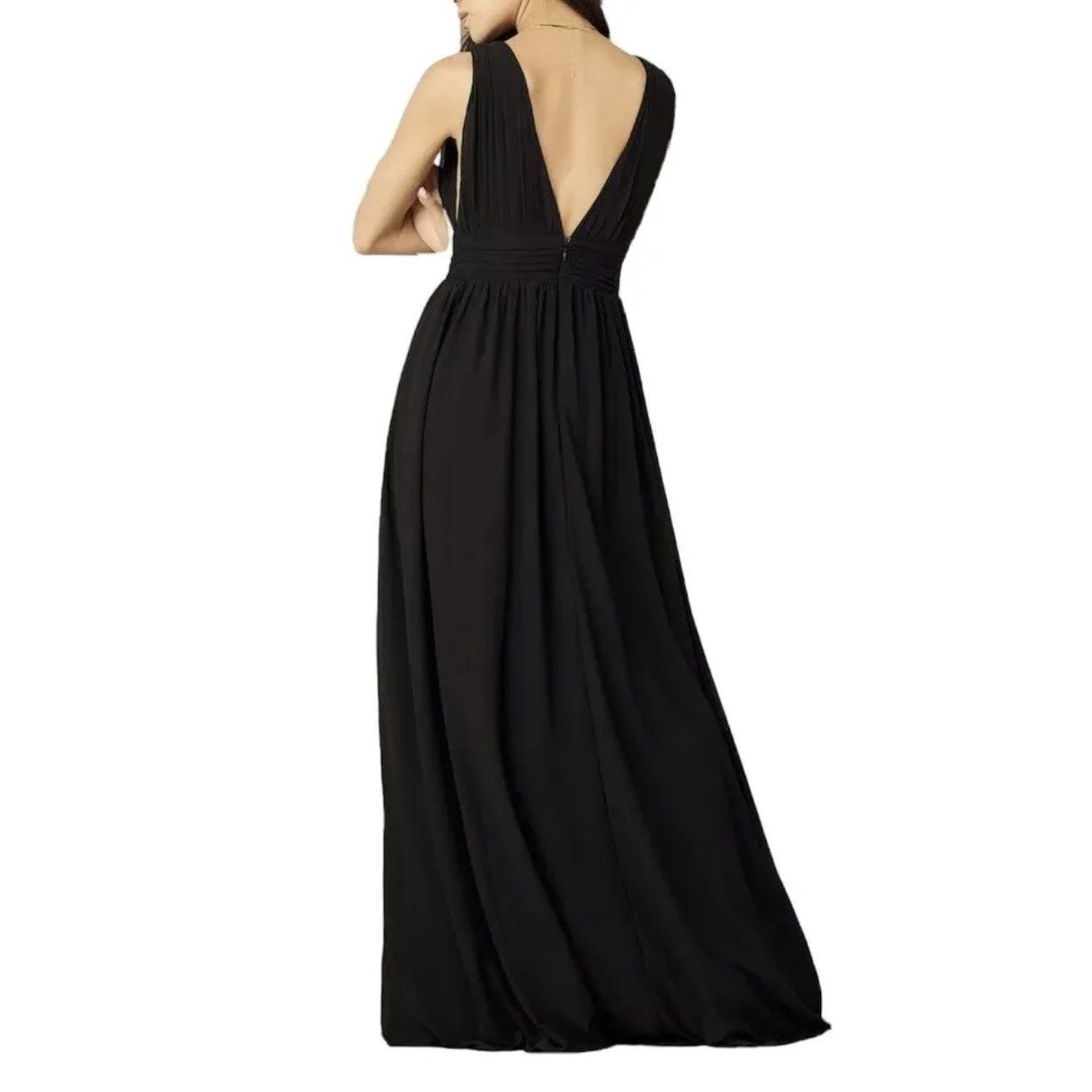 Lulus LULUS Heavenly Hues Black Maxi Gown Elegance Dress Size S / US 4 / IT 40 - 3 Thumbnail