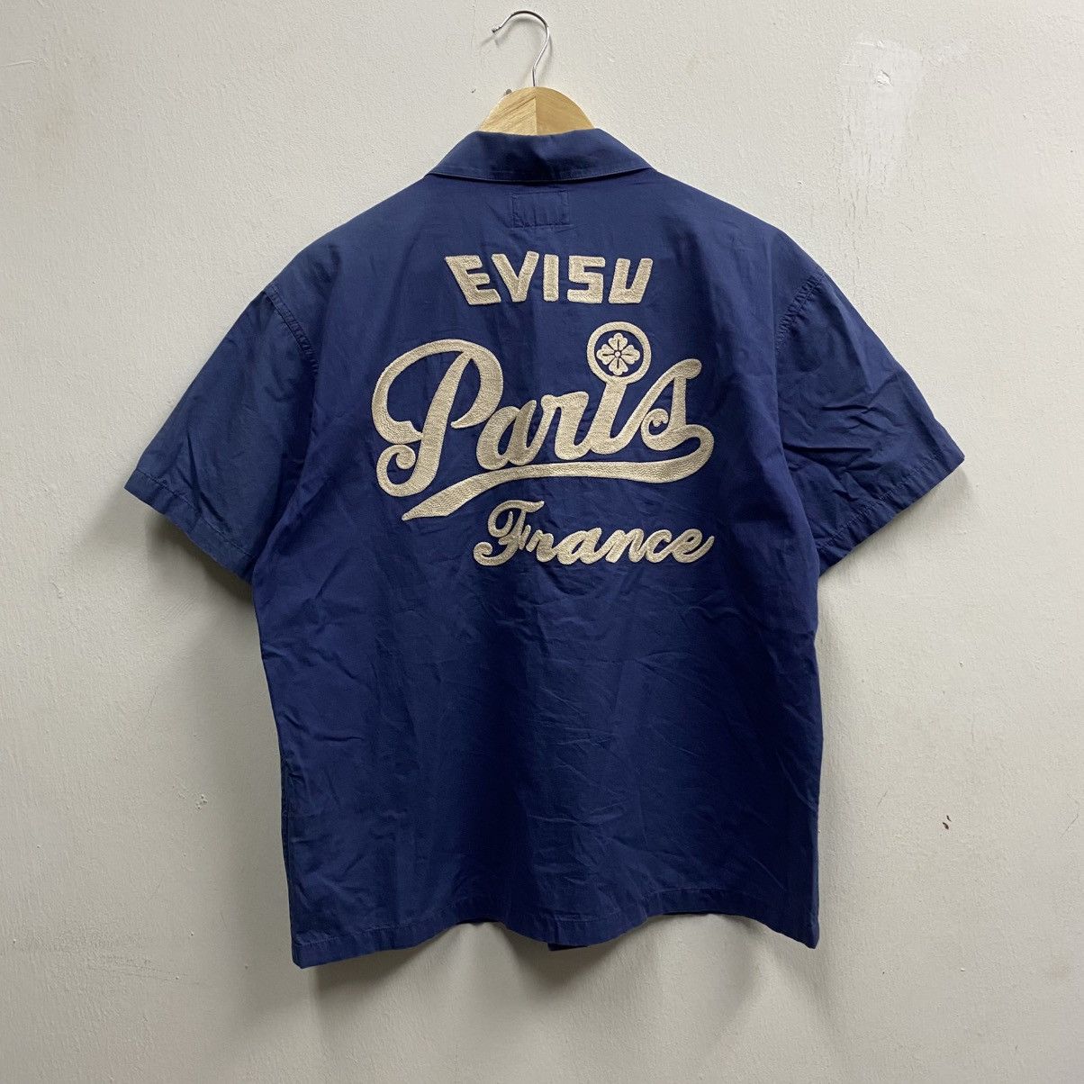 Evisu Evisu Paris Black Short Sleeve Shirt Size US M / EU 48-50 / 2 - 1 Thumbnail