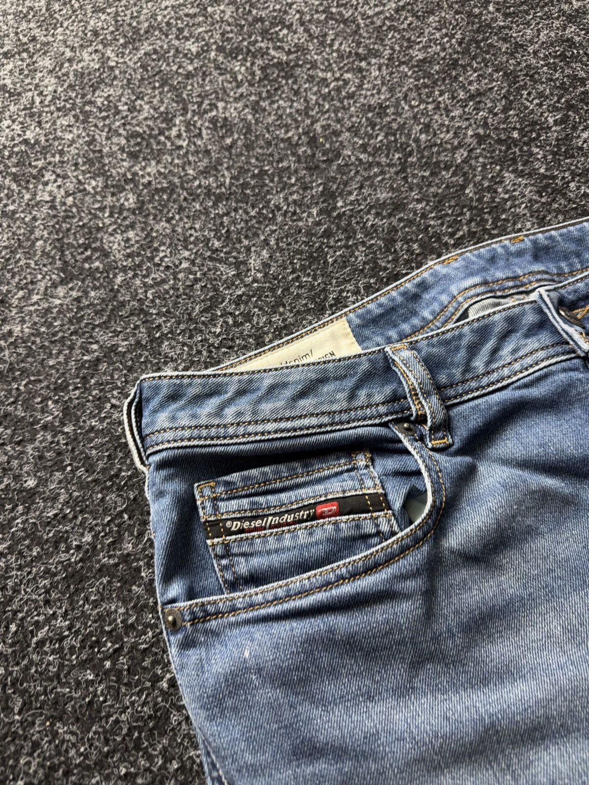 Diesel Vintage Luxury 00s Diesel Distressed Zatiny Jeans Y2K Denim Size US 33 - 10 Thumbnail
