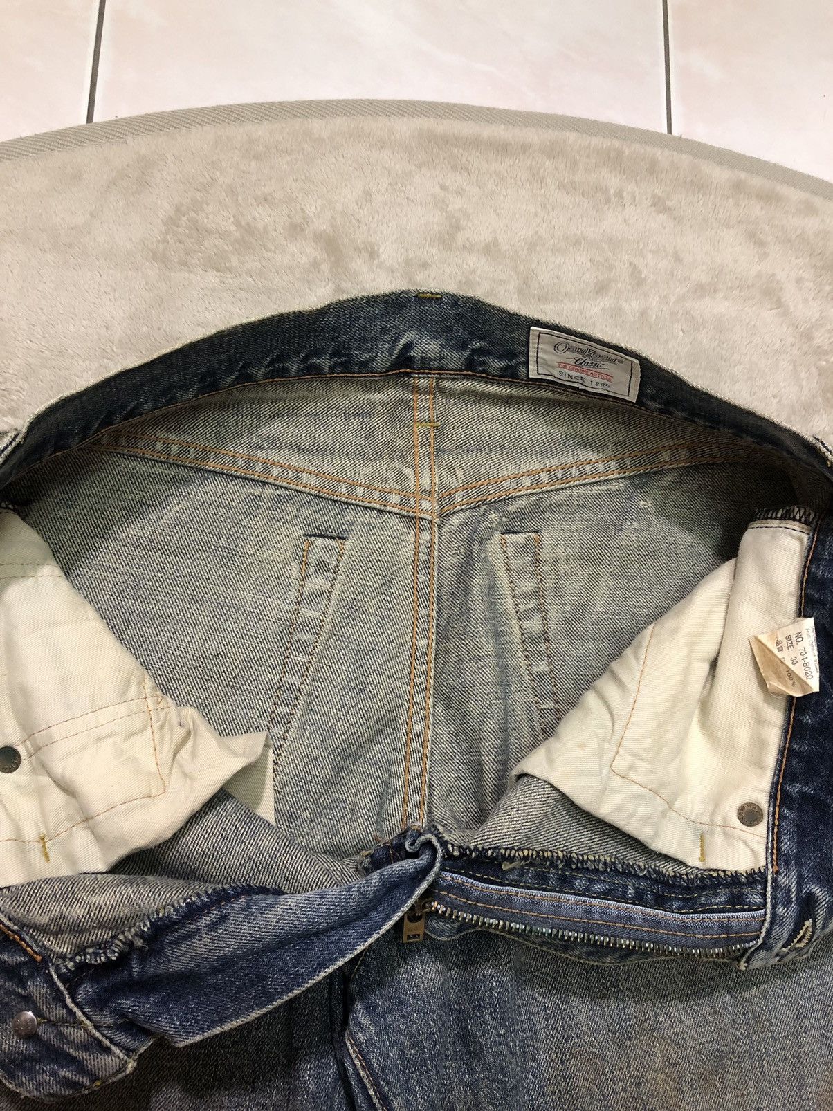 Oshkosh × Vintage 💥Vintage Oshkosh Distressed Denim Size US 32 / EU 48 - 7 Thumbnail
