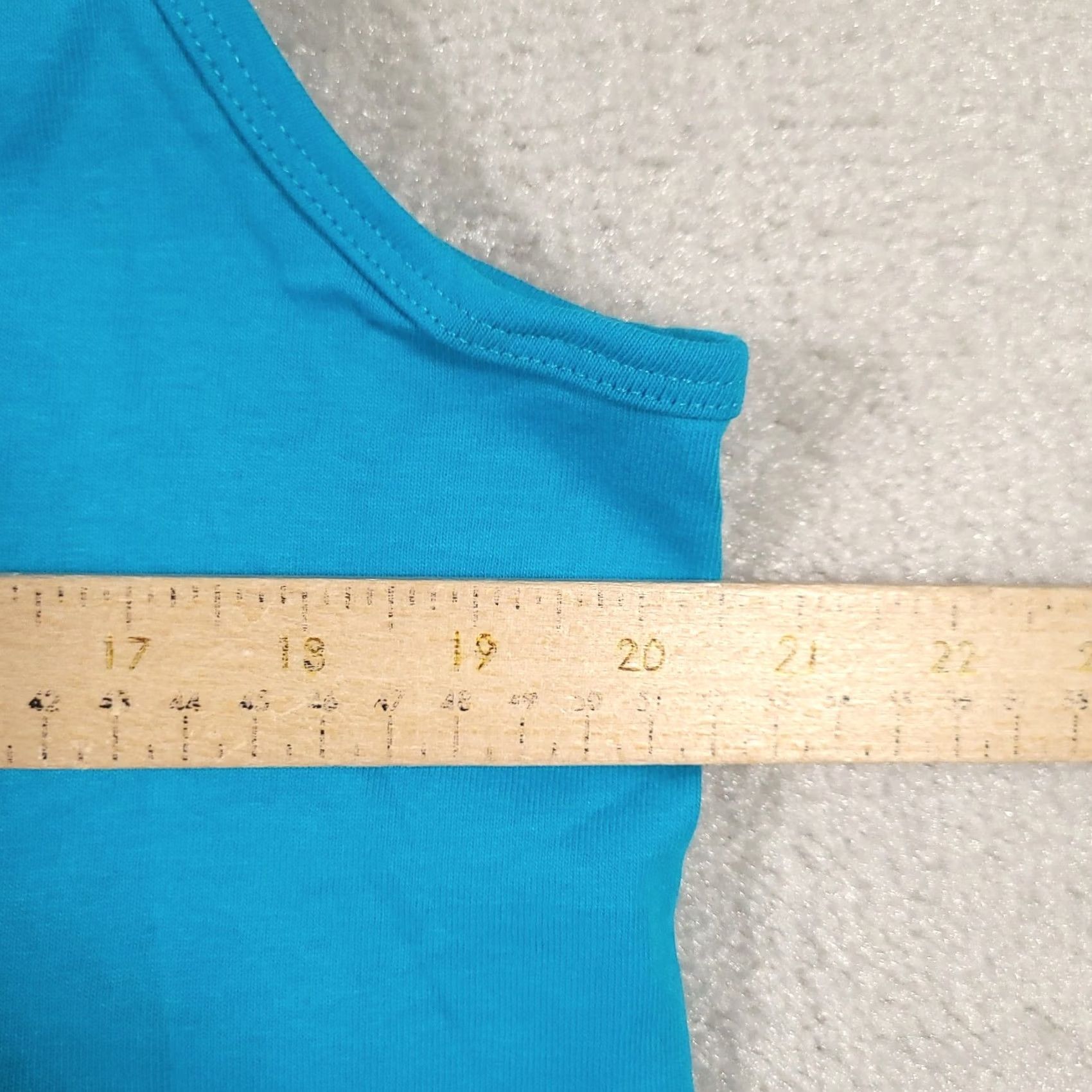 Fruit Of The Loom VINTAGE Fruit of the Loom Tank Top Blue 100% Cotton Large USA Women’s 90s 80s Tank Shirt Sleeveless Knit Crew Neck T-Shirt Size L / US 10 / IT 46 - 4 Thumbnail