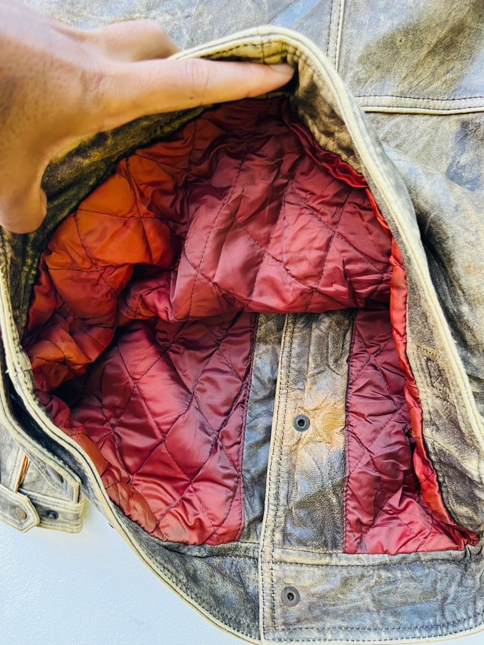 Japanese Brand × Vintage Vintage Leather Jacket Designed Fashion Style Size US M / EU 48-50 / 2 - 12 Thumbnail