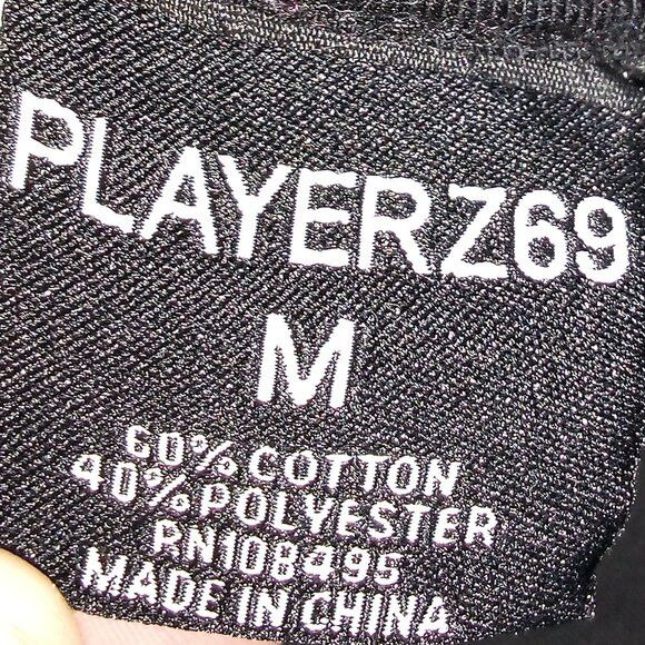 Vintage Vintage Y2K Playerz 69 Chenille Spell Out Hoodie Sweatshirt Size US M / EU 48-50 / 2 - 3 Thumbnail