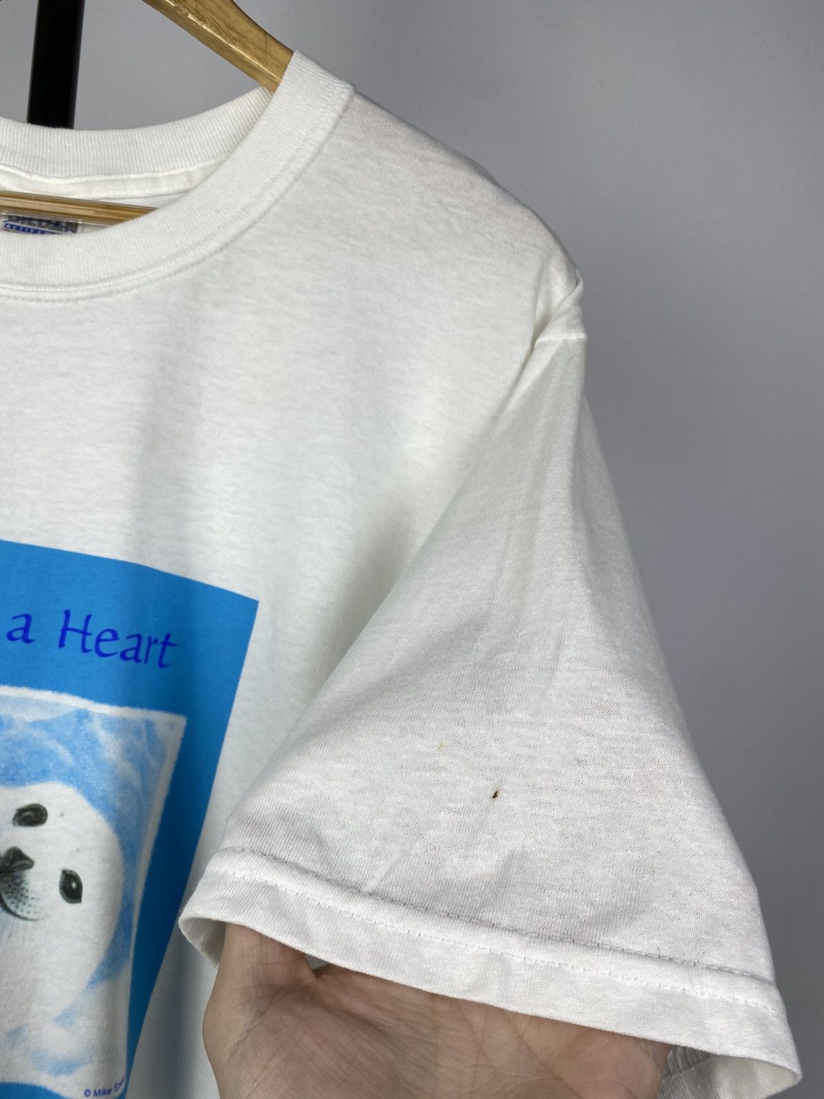 Vintage 2005 Campaign Against Cruelty IFAW Animal Graphic T-Shirt Size US L / EU 52-54 / 3 - 4 Thumbnail