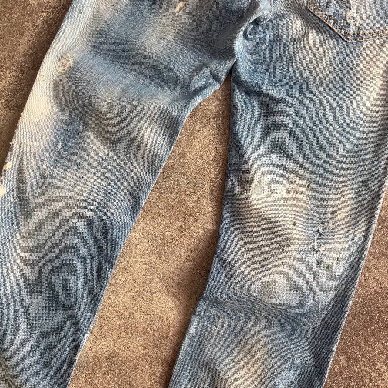 Dsquared2 × Vintage Dsquared2 Amazing Distressed Jeans Size 32" / US 10 / IT 46 - 14 Thumbnail
