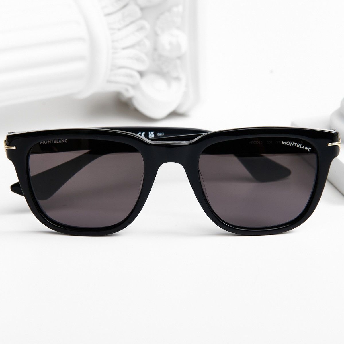 Montblanc MONTBLANC MB0302S 001 SUNGLASSES Size ONE SIZE - 6 Thumbnail