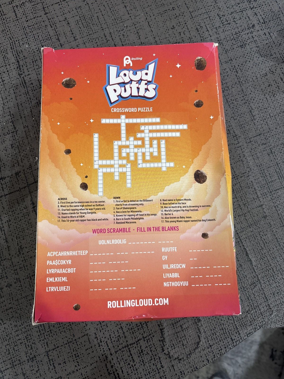A$AP Rocky Rolling Loud Puffs Size ONE SIZE - 2 Thumbnail