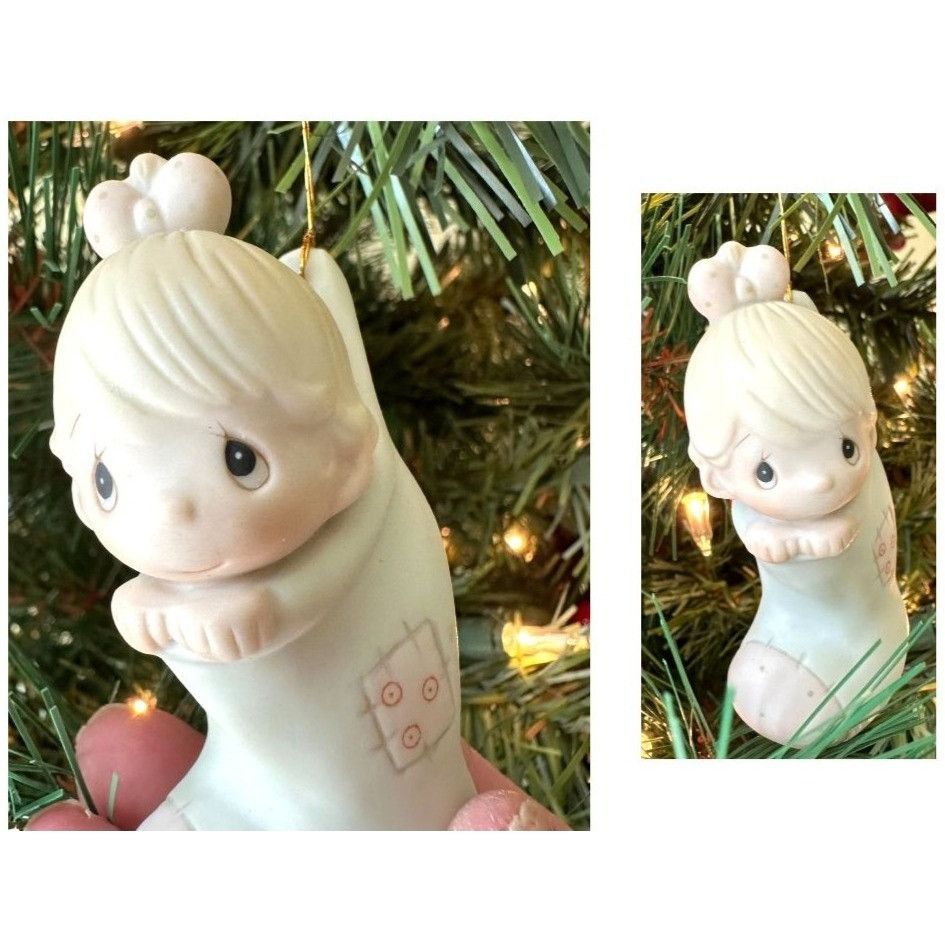 Vintage Vtg1982 Precious Moments Babys First Christmas Tree Ornament Size ONE SIZE - 2 Thumbnail