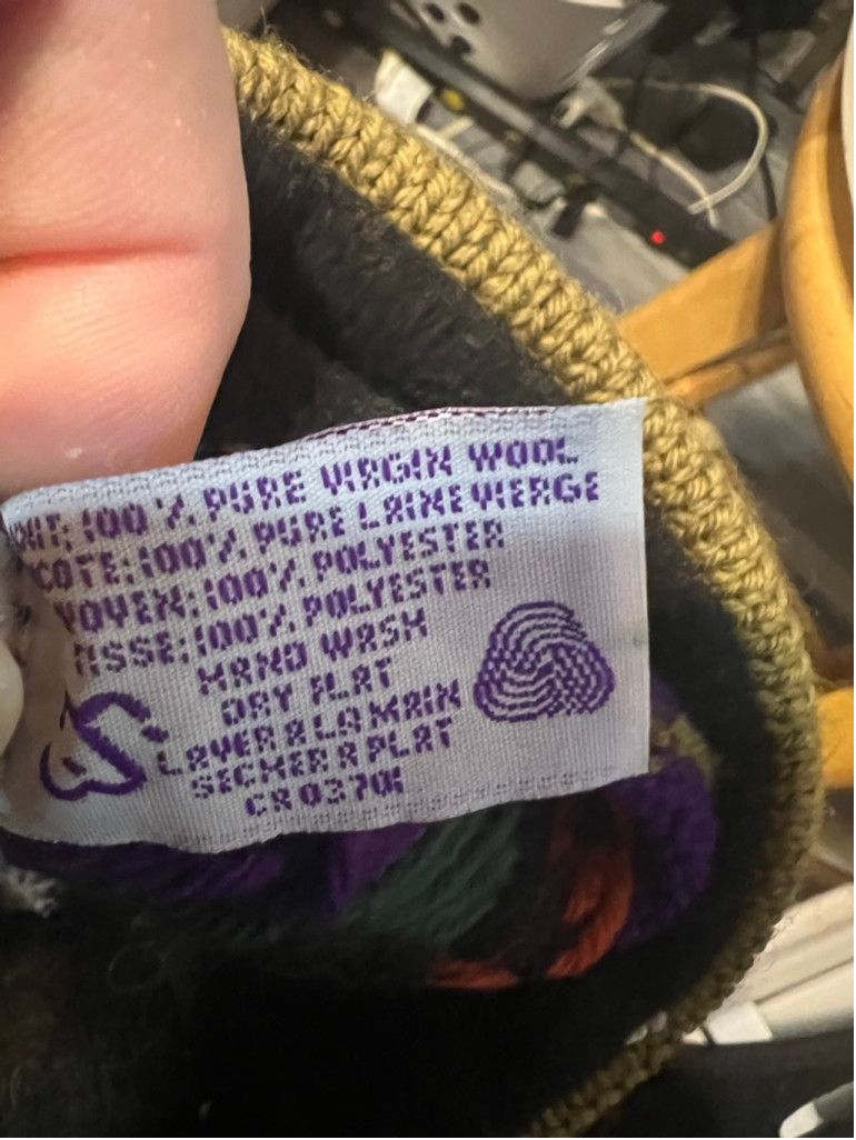 Other Women's Merkley HEADGEAR Purple Orange Green Knit Beanie Hat Size ONE SIZE - 6 Thumbnail