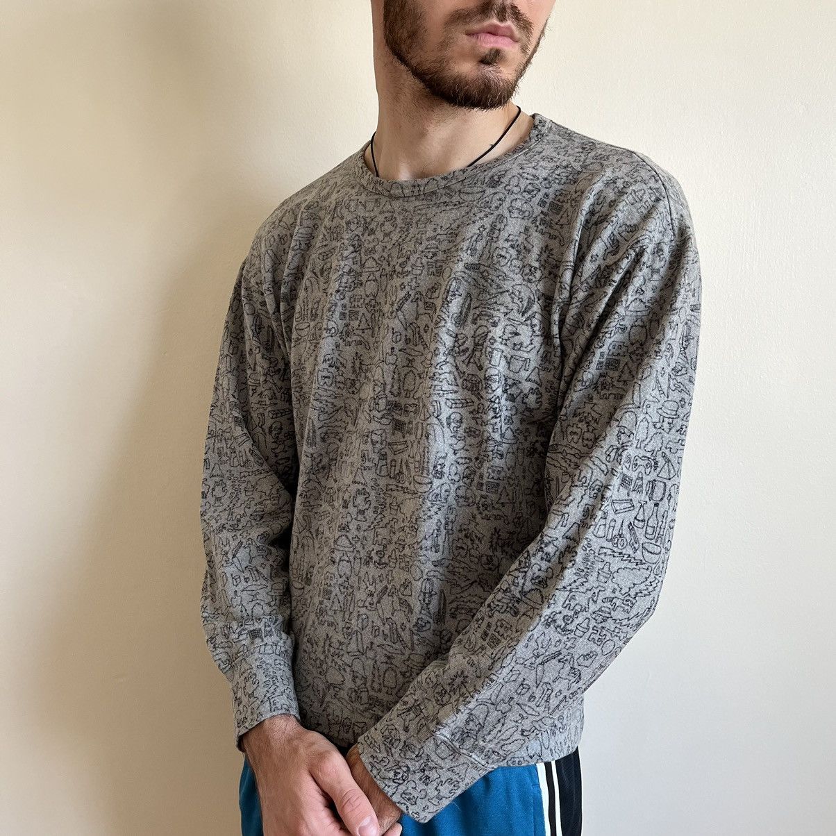 Comme des Garcons AW2003 Rare Comme Des Garcons Homme Wool Sweater Size US M / EU 48-50 / 2 - 3 Thumbnail