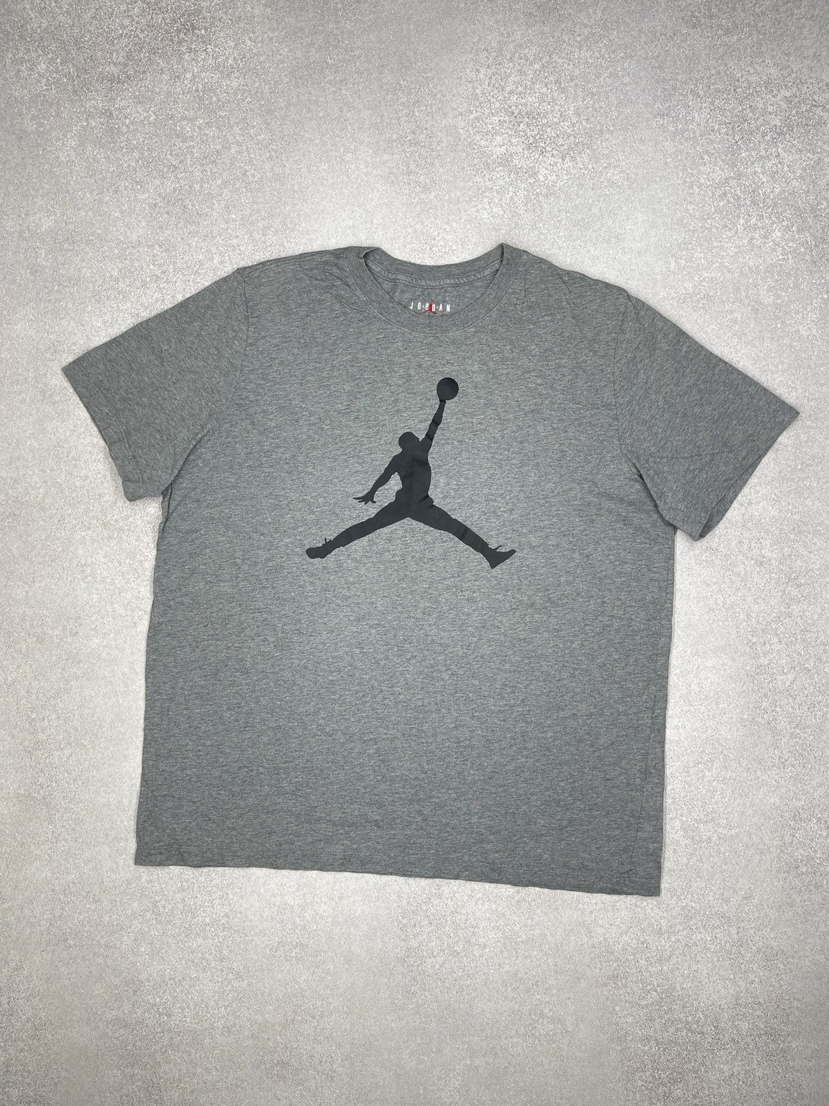 Jordan Brand Mens Jordan JumpMan T Shirt Grey Big Logo Nike Y2K TECH ACG Size US XL / EU 56 / 4 - 2 Thumbnail