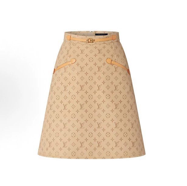 Louis Vuitton Louis Vuitton Full-print woolen skirt Size 37" - 1 Thumbnail