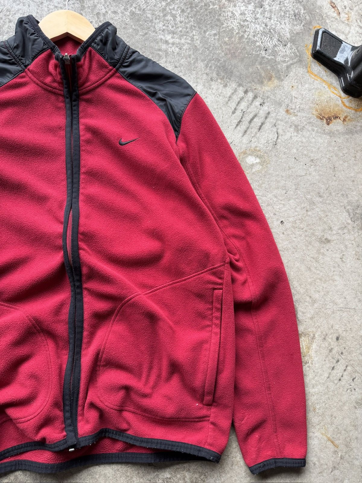 Japanese Brand × Nike Vintage y2k silver tag Nike retro zip up sweater Size US M / EU 48-50 / 2 - 2 Thumbnail
