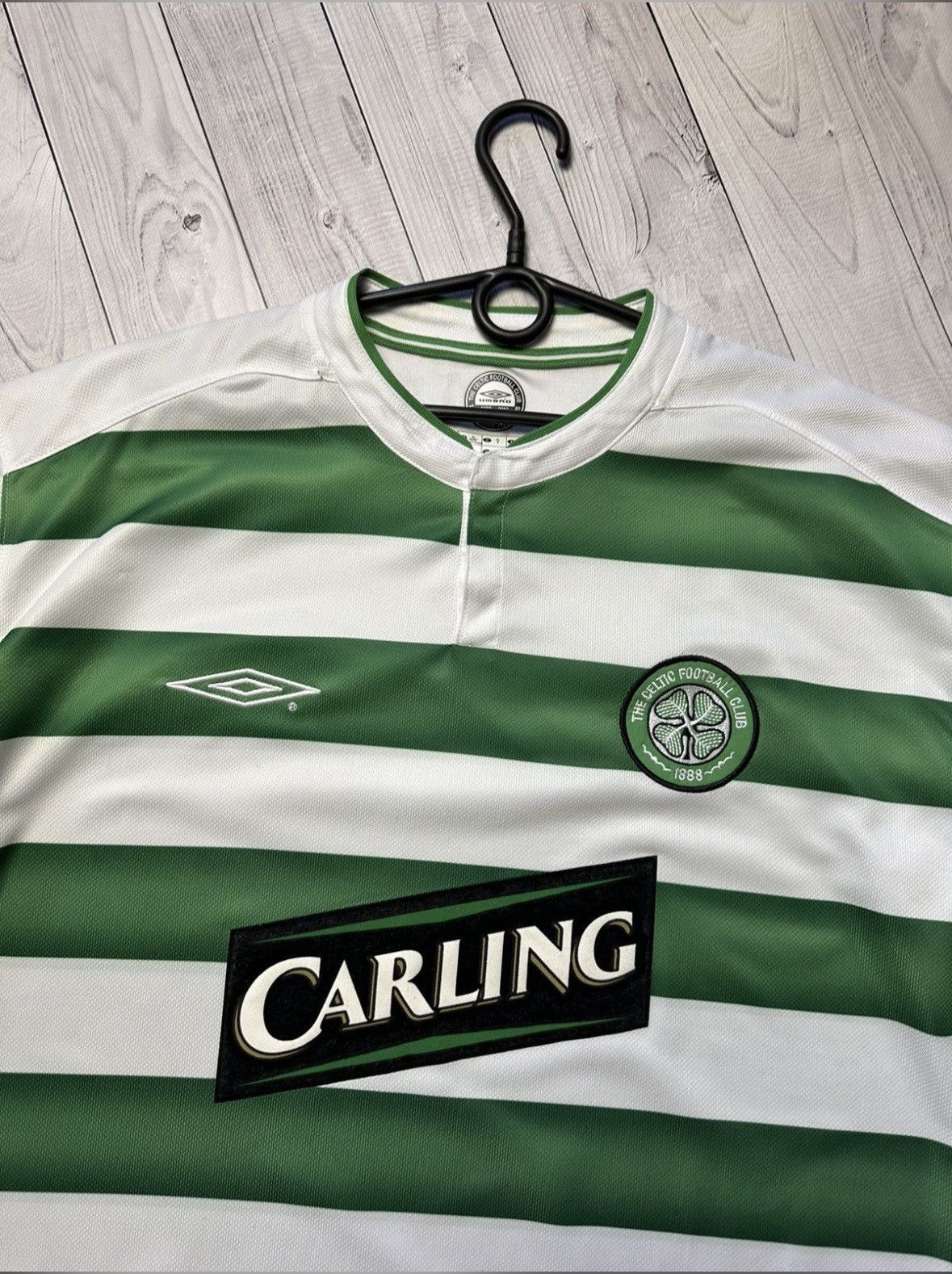 Umbro × Vintage Vintage Umbro Celtic soccer jersey long sleeve size XL Size US XL / EU 56 / 4 - 2 Thumbnail