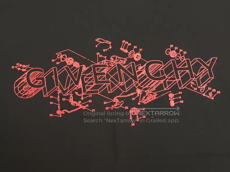 Givenchy Givenchy Short Sleeve T-Shirt Size US L / EU 52-54 / 3 - 3 Thumbnail