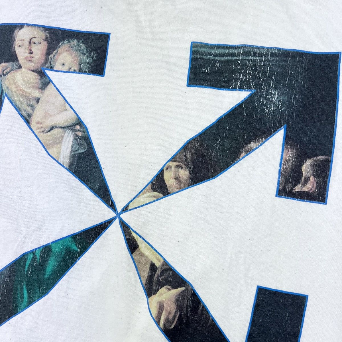 Off-White Off-White Caravaggio Painting White T Shirt Size US XS / EU 42 / 0 - 4 Thumbnail